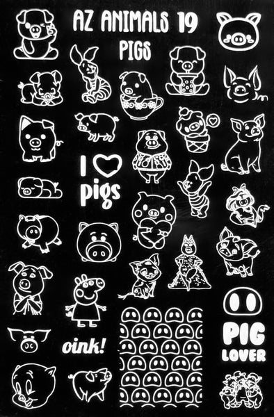 Animals Stamping Plates