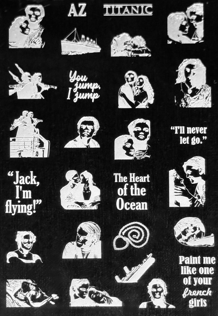 Jack and Rose Movie Stamping Plate