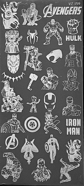 Super Heroes Stamping Plates