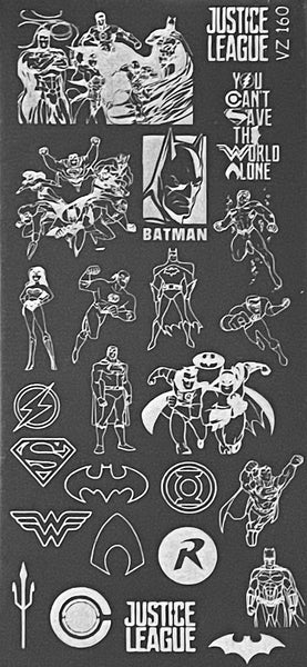 Super Heroes Stamping Plates