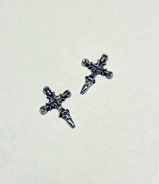 Ornate Crosses Nail Charms (2)