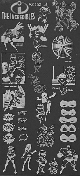 Super Heroes Stamping Plates