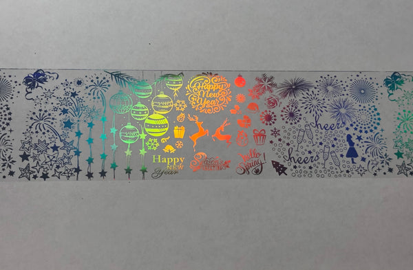Holo Christmas/New Year Nail Foil