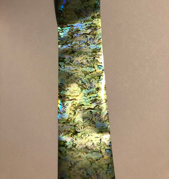 Green Holo Abalone Nail Foil