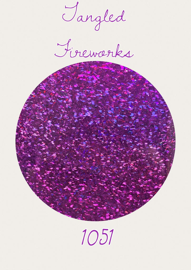 Tangled Hologram Fireworks Glitter