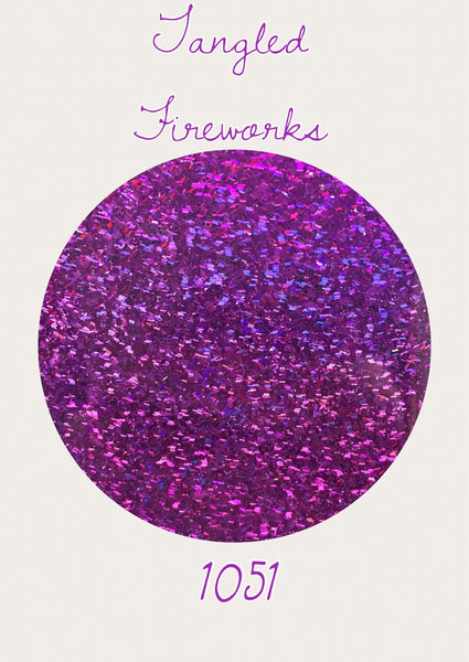 Tangled Hologram Fireworks Glitter