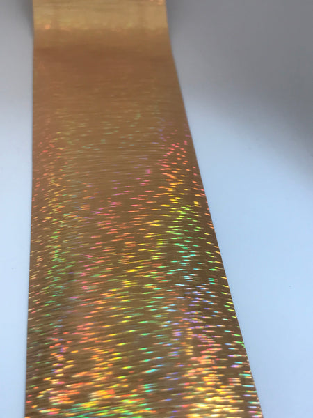 Gold Holo Static Nail Foil
