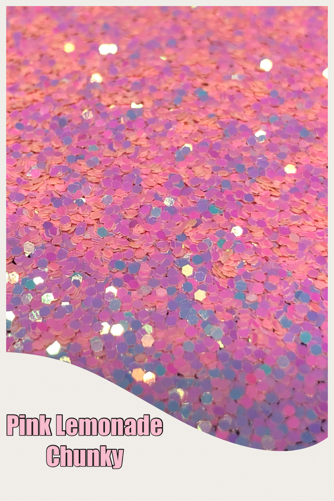 Pink Lemonade Chunky Color Shifting Glitter