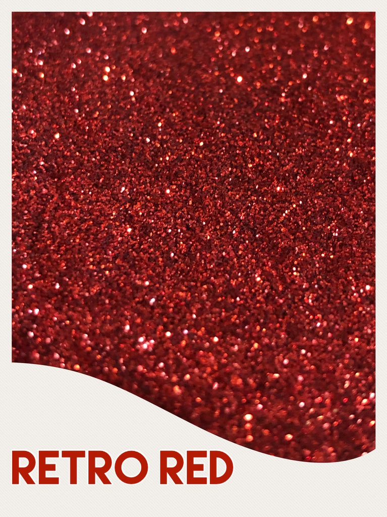 Retro Red Ultrafine Glitter