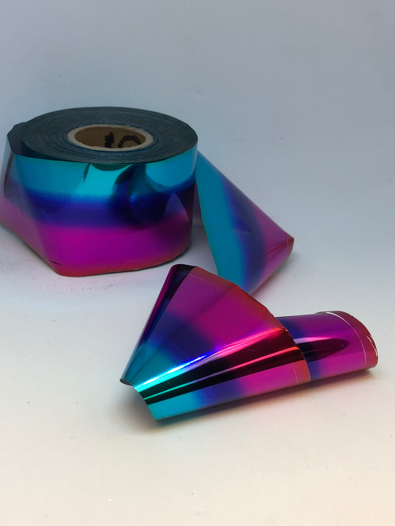 Fuchsia/Cobalt/Aqua Nail Foil