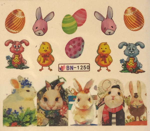 Easter Small Nail Decals