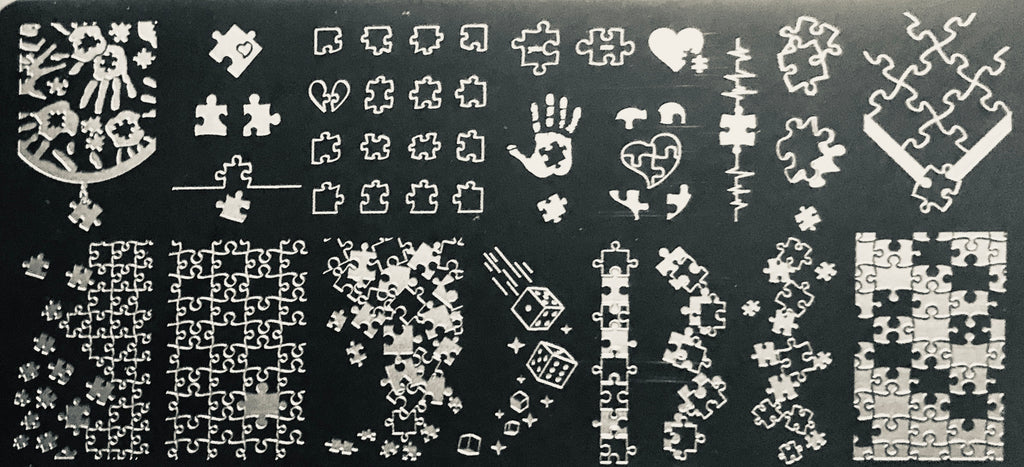 Autism Awareness Stamping Plate