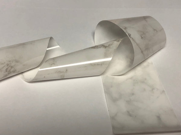 White and Grey Marble  Nail Foil