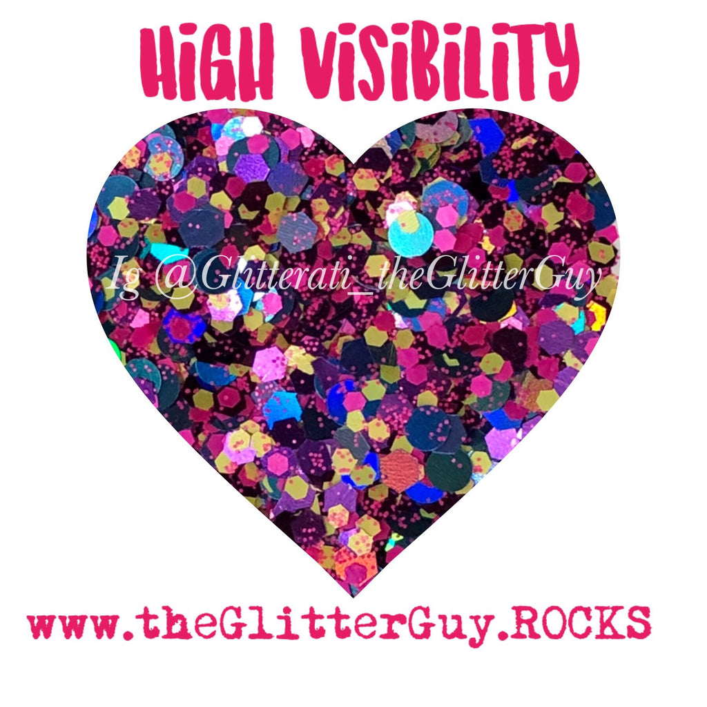High Visibility Chunky Glitter Mix