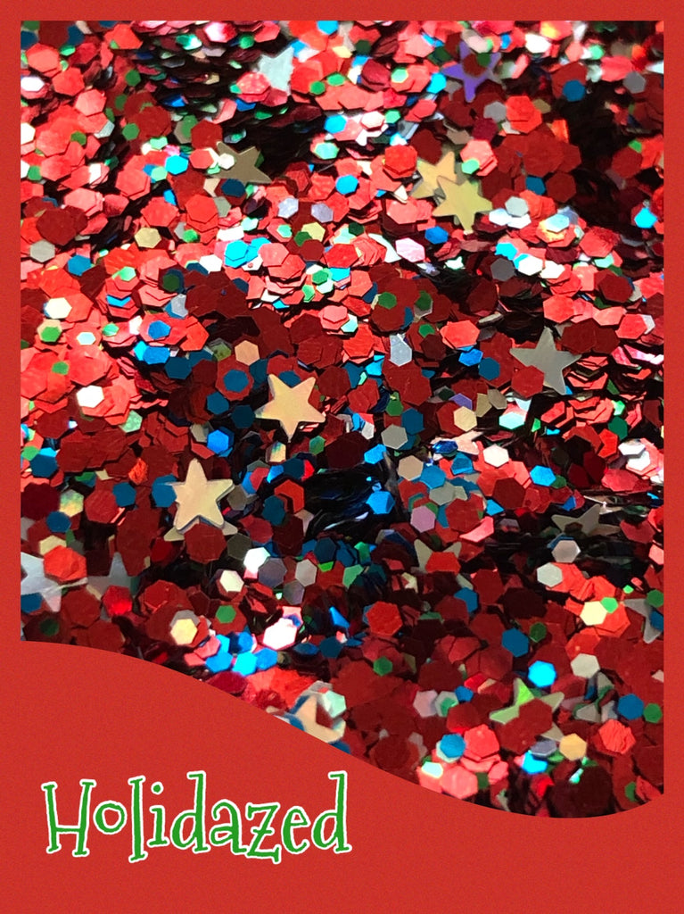Holidazed Christmas Chunky Glitter Mix