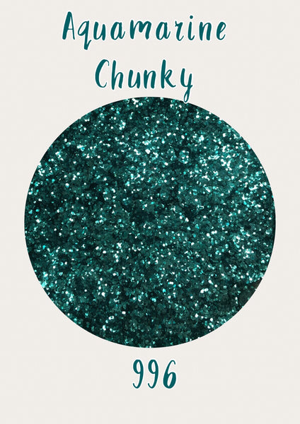 Aquamarine Chunky Glitter
