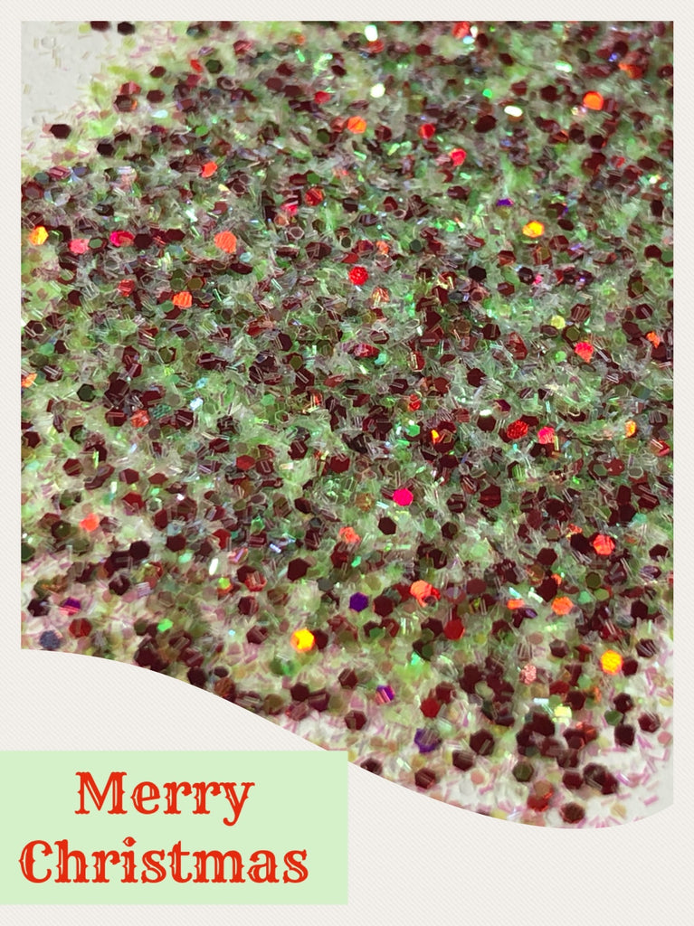 Merry Christmas Chunky Glitter Mix