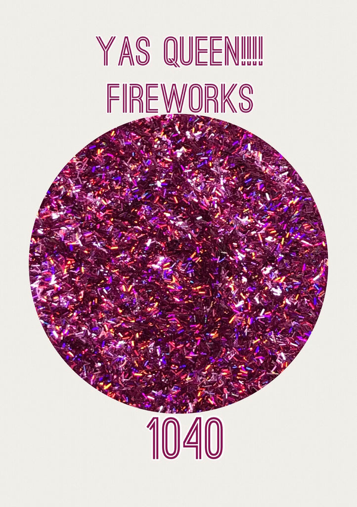 Yas Queen!!!! Fireworks Hologram Glitter