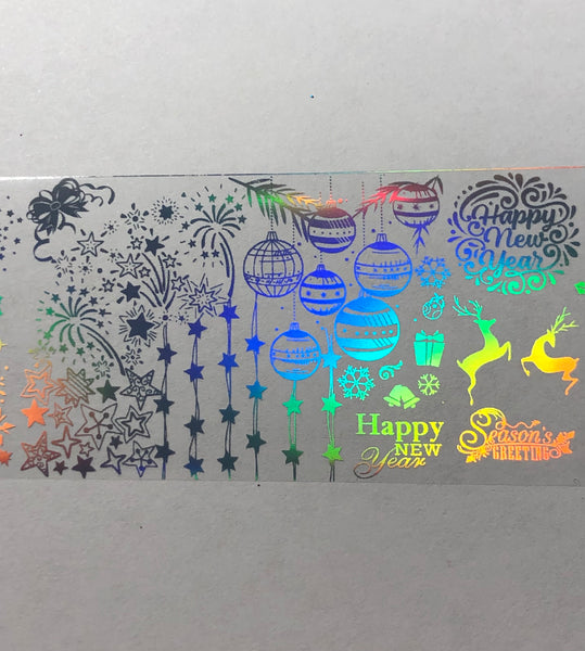 Holo Christmas/New Year Nail Foil