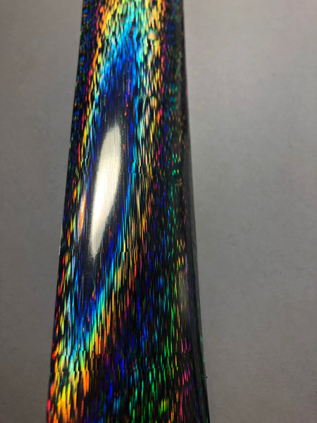 Silver Holo Fibers Nail Foil