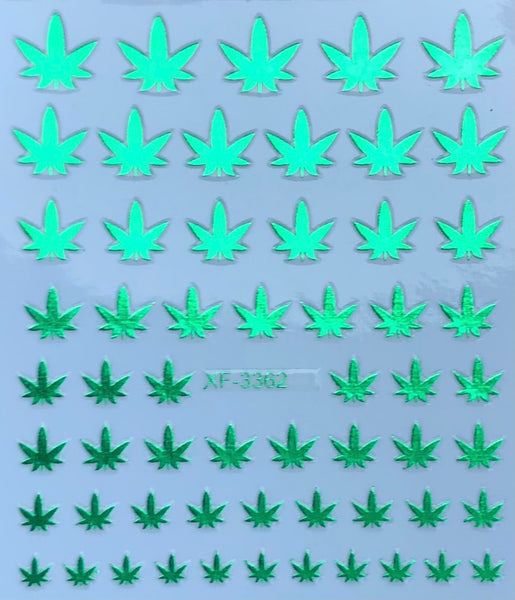 Marijuana Leaf Decals