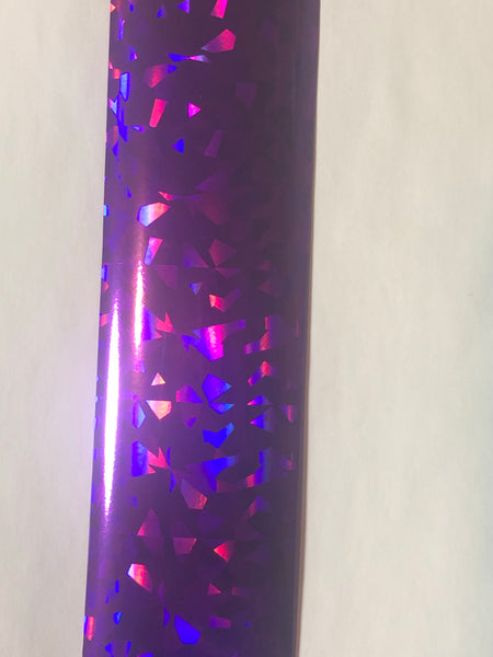 Purple Holo Shards Nail Foil