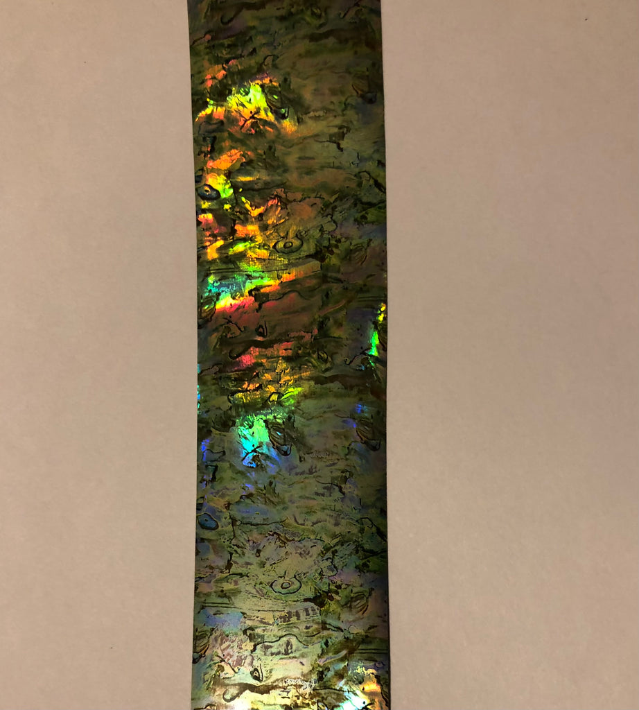 Green Holo Abalone Nail Foil