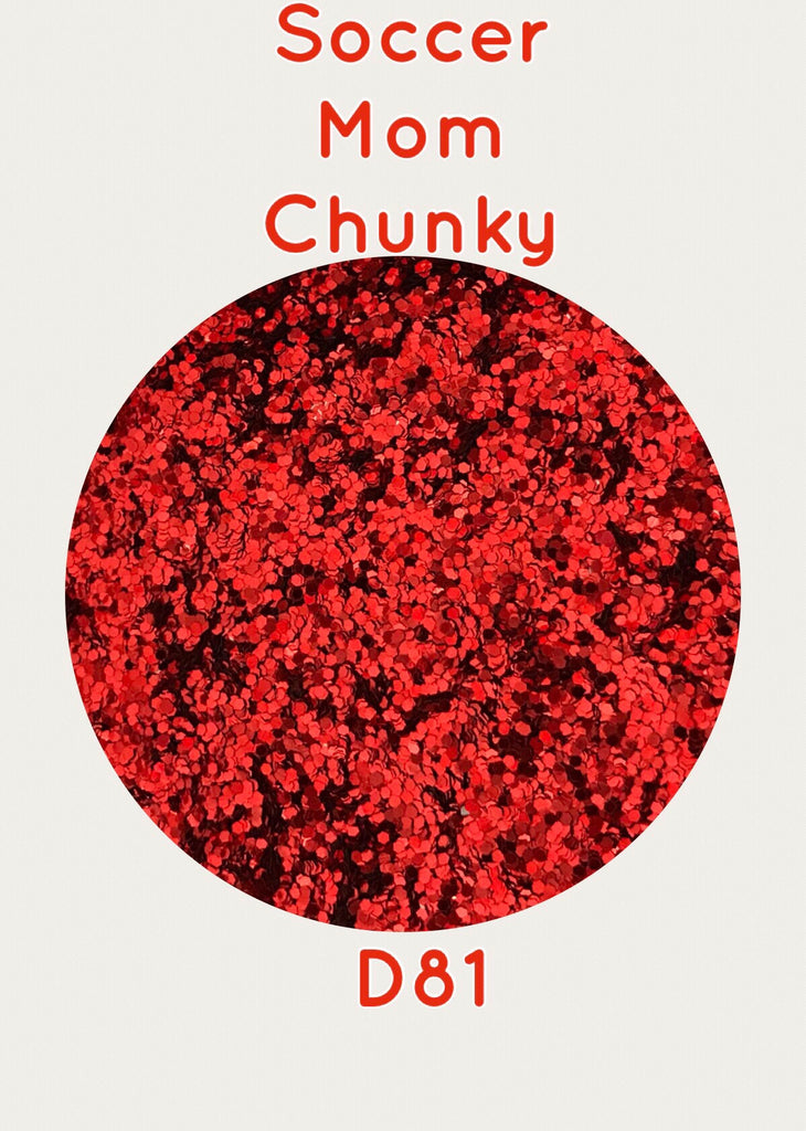 Soccer Mom Chunky Glitter