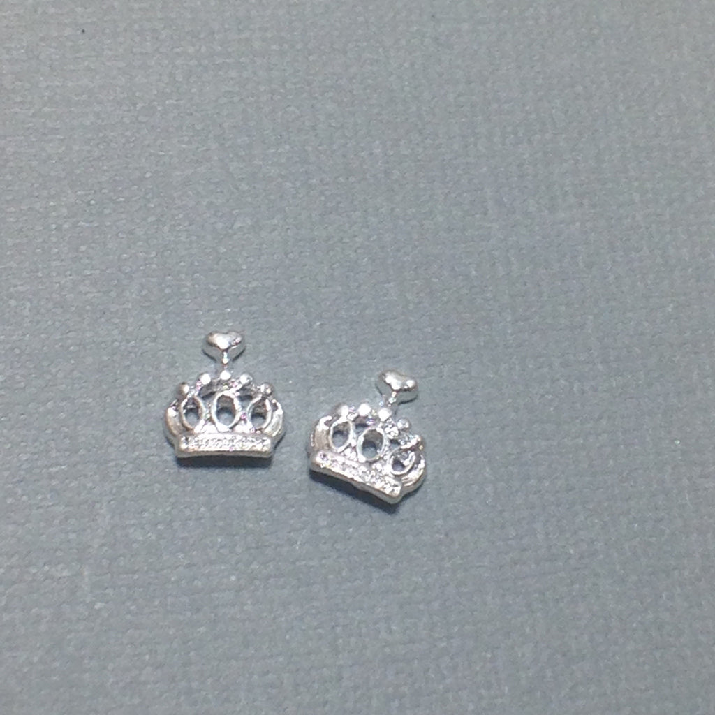 Silver Crown With Heart Topper (2)