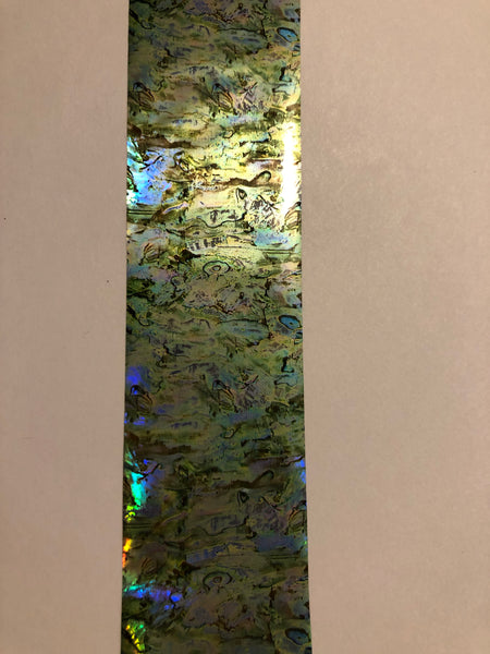 Green Holo Abalone Nail Foil