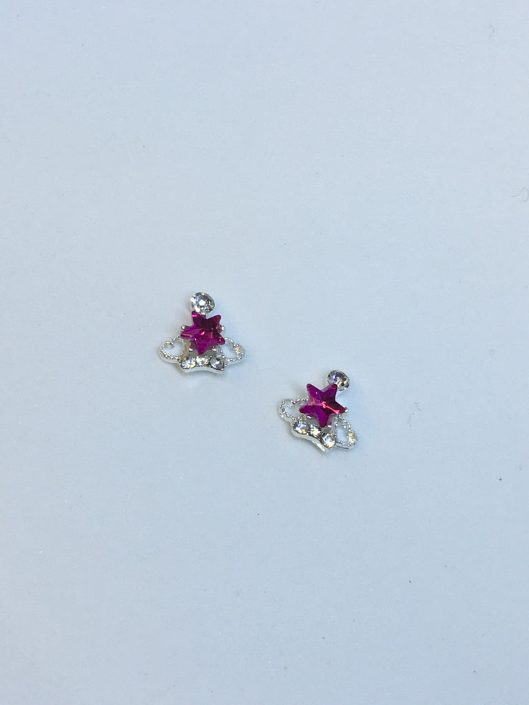 Crown with Hot Pink Star