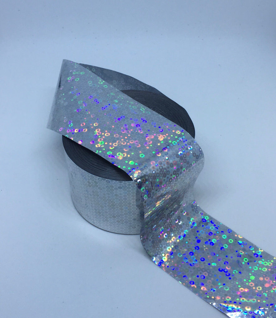 Silver Holo Tiny Circles Nail Foil