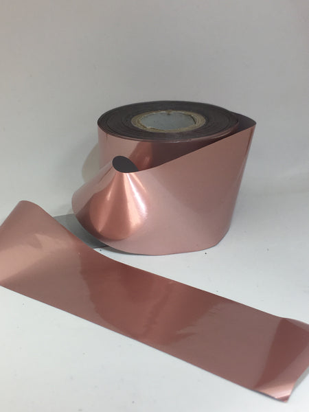 Solid Rose Gold Satin Nail Foil