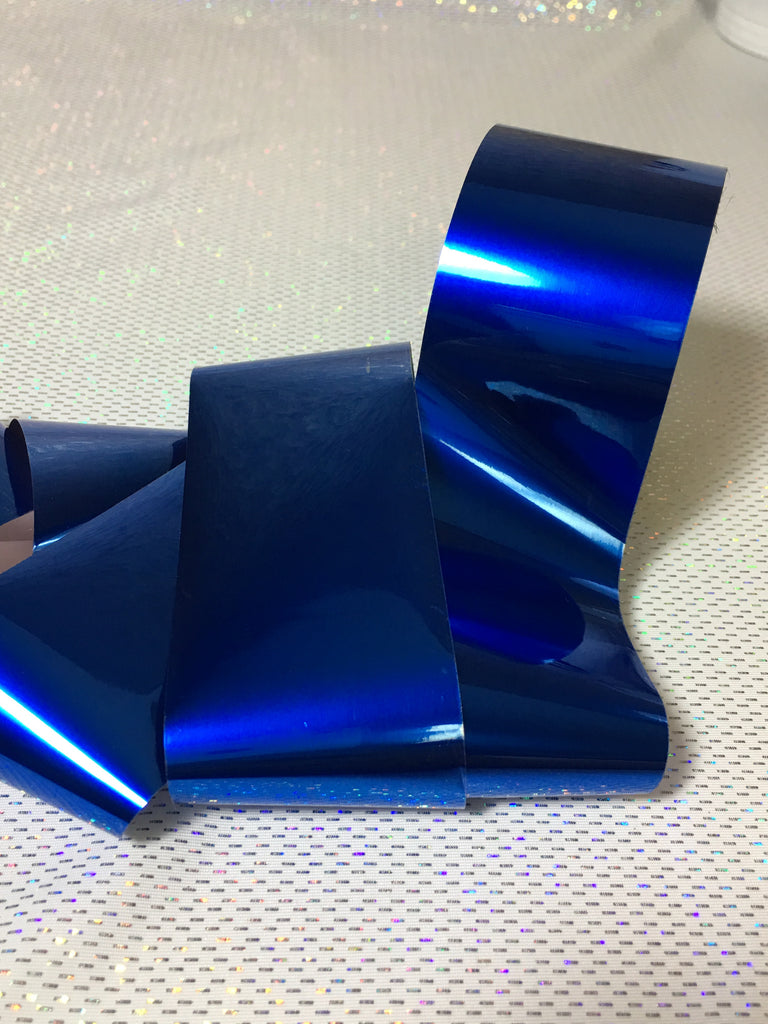 Royal Blue Satin Nail Foil