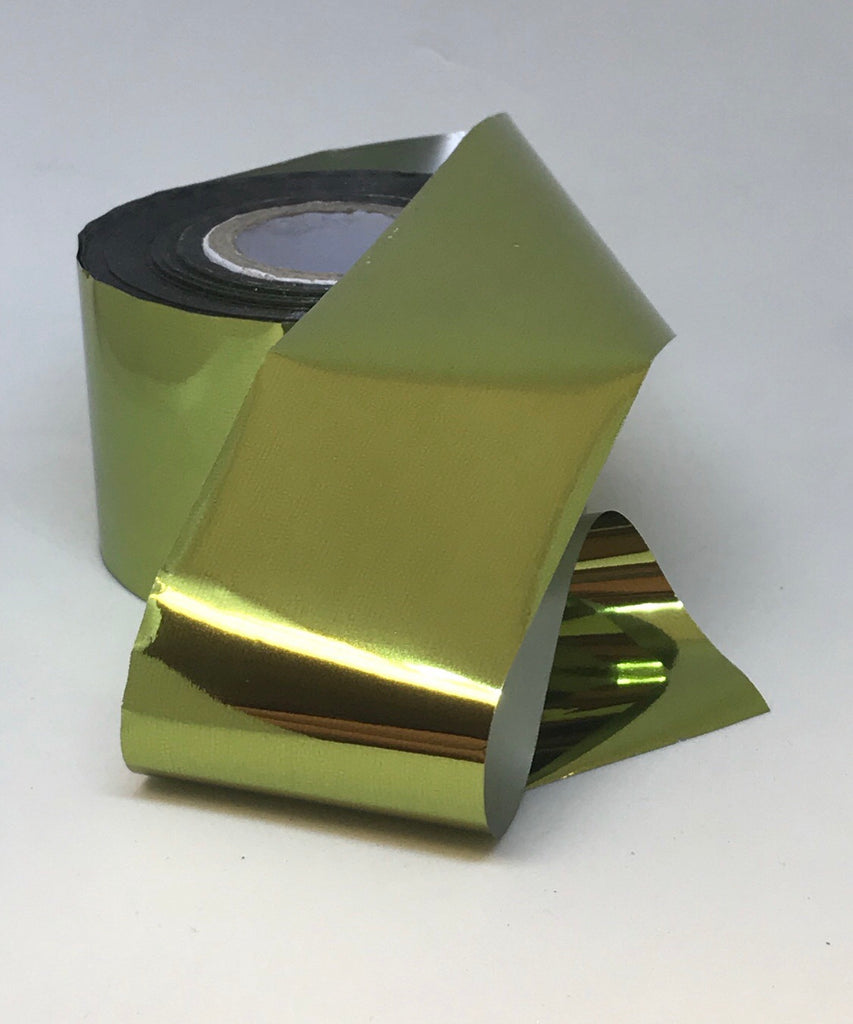 Solid Olive Green Nail Foil