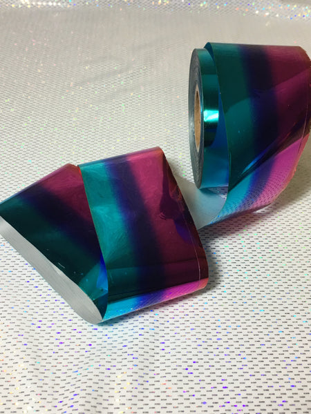 Fuchsia/Cobalt/Aqua Nail Foil