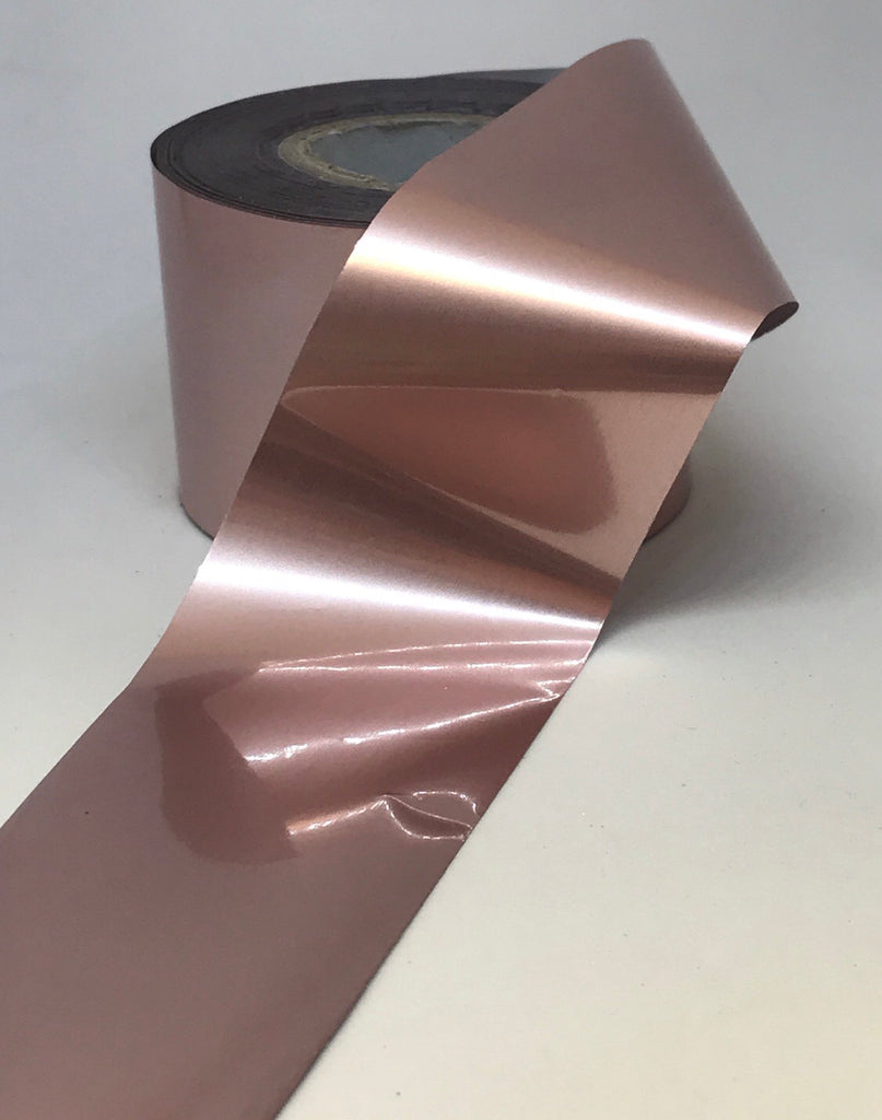 Solid Rose Gold Satin Nail Foil
