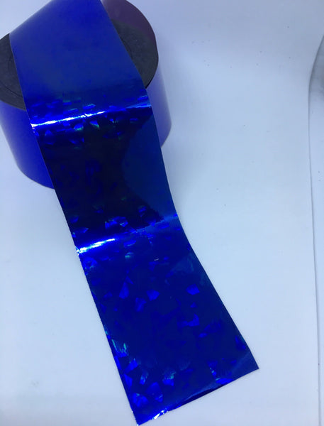 Cobalt Shards Nail Foil