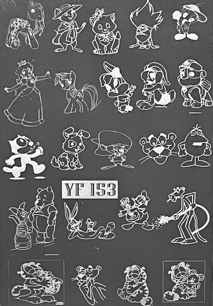 Famous Cartoon Stamping Plates