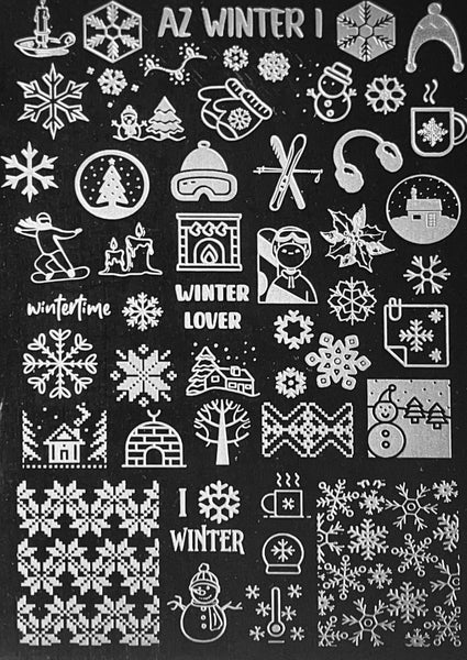 Seasons Stamping Plates