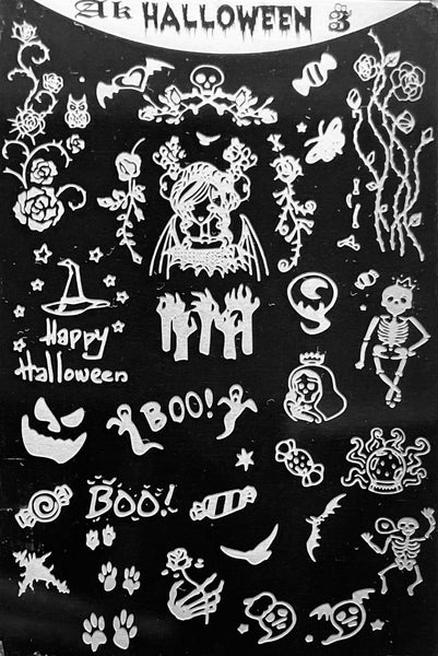 More Halloween Stamping Plates