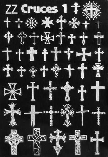 Crosses Stamping Plate
