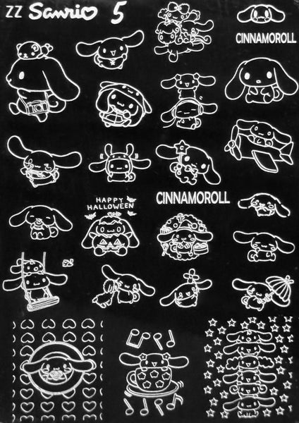 Hi Kitty and Friends Stamping Plates