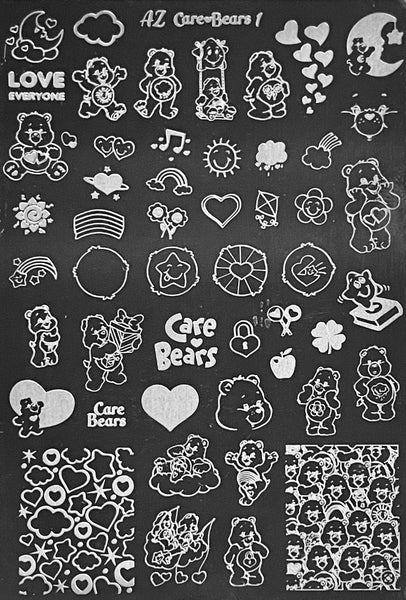 Caring Bears Stamping Plates