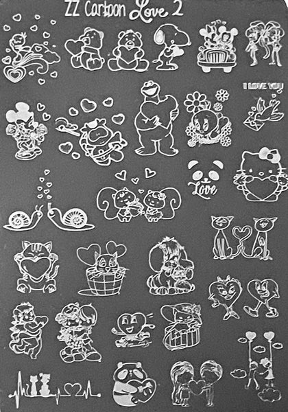 Cartoon Love Stamping Plates