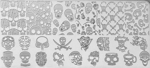Skulls Stamping Plates