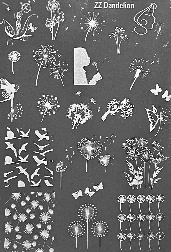 Dandelion Stamping Plate