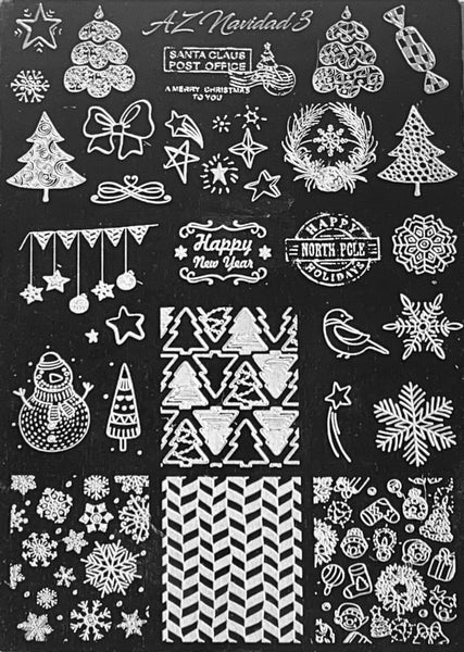 Navidad Christmas Stamping Plates