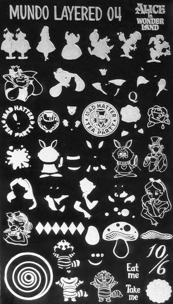 Wonderland Stamping Plate