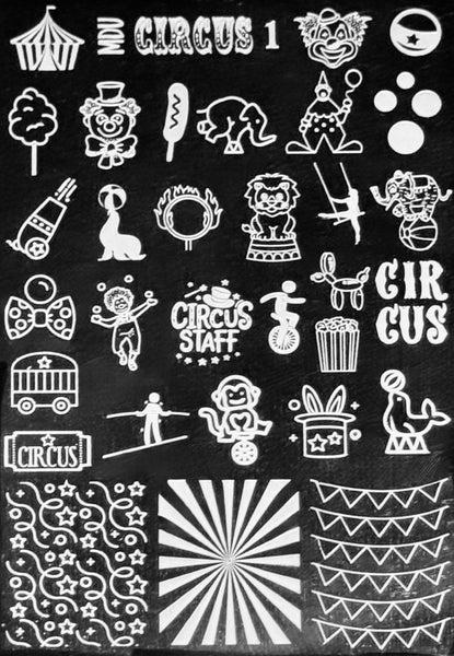 Circus Stamping Plate